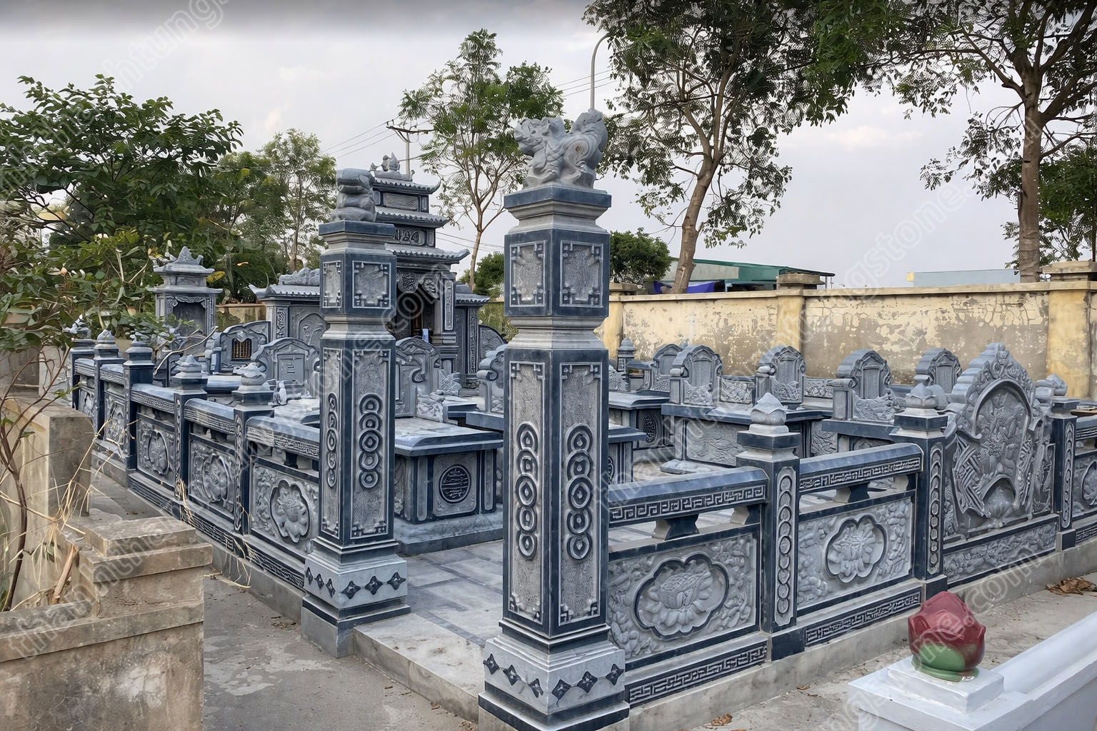 Lan can đá đẹp